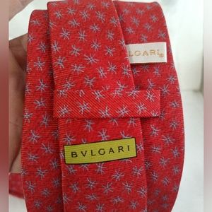 BVLGARI Seven Fold Luxury men's silk  Italy  Tie